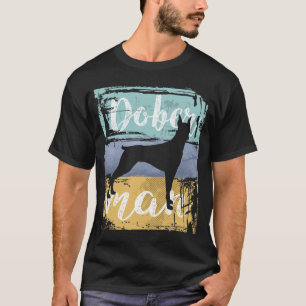 Doberman Gift - Retro Doberman Dog T-shirt