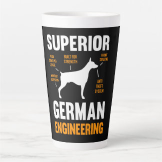 Doberman Gift | Superior German Engineering Latte Mok