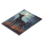 Doberman Halloween Scary Notitieboek (Linkerzijde)