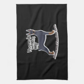 Doberman Home Theedoek (Verticaal)