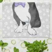Doberman Illustration Kitchen Towel Theedoek (Gevouwen)