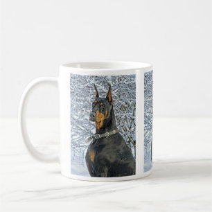 Doberman in de Mok Frosty Snow