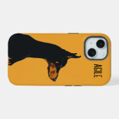 Doberman jaune (Verso Horizontal)