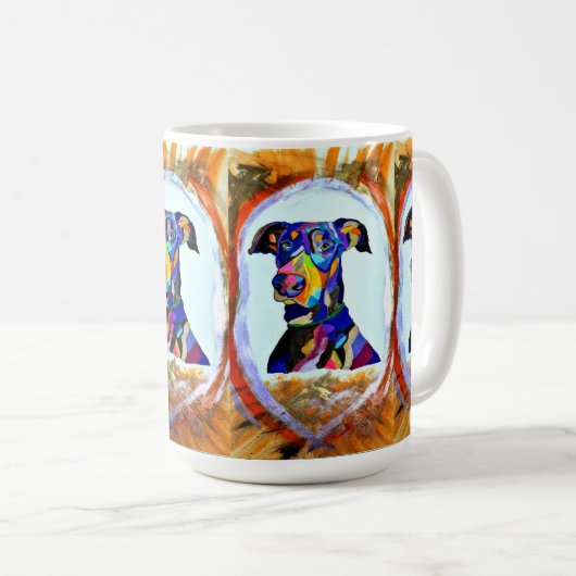 Doberman Liefde Mok (Voorkant rechts)