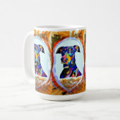 Doberman Love Mug (Devant gauche)
