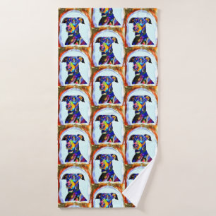 Doberman Love Serviette de bain