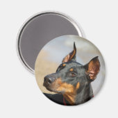 Doberman Magnet (Recto/Verso)