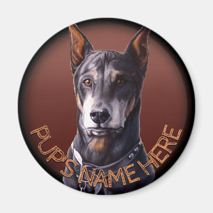 Doberman Magnet Doberman Personnalisé Frigidaire a