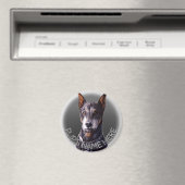 Doberman Magnets Personalized Dog Fridge Magnet Magneet (Insitu (Vaatwasser))