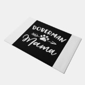 Doberman Mama | Cute Doberman Lovers Gift Deurmat (Schuin)