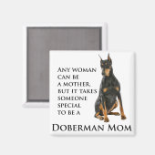 Doberman Mama Magnet Magneet (Voorkant / Achterkant)