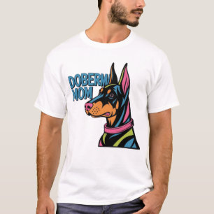 Doberman mama t-shirt