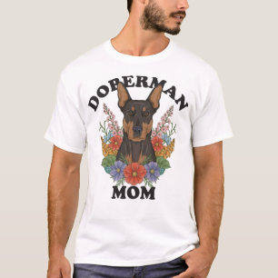 Doberman mama t-shirt