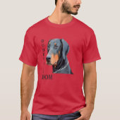 Doberman mama t-shirt (Voorkant)