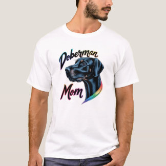 Doberman mama t-shirt