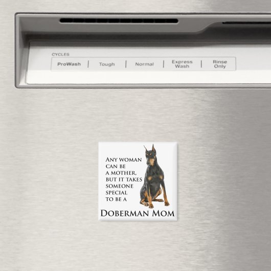 Doberman Maman Magnet (In Situ (Lave-vaisselle))