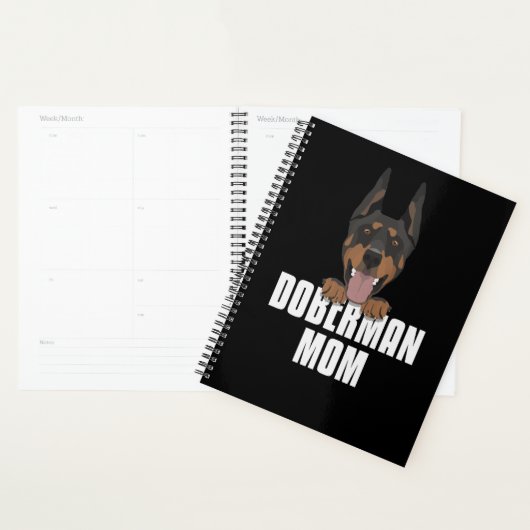 Doberman Maman, Maman de chien (Devant avec enveloppe)