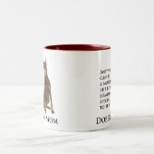 Doberman Maman Mug (Centre)