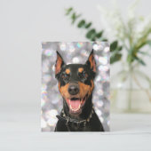 Doberman - Megyan Briefkaart (Staand voorkant)