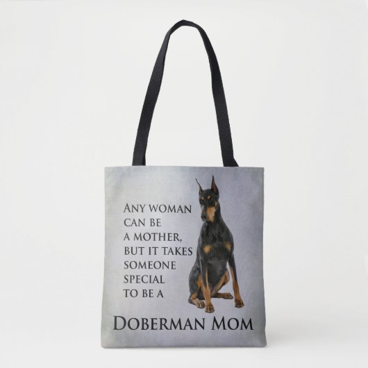 Doberman Moeder Tas (Voorkant)