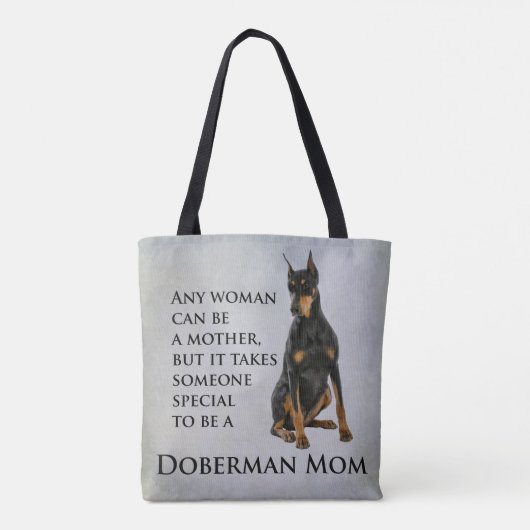 Doberman Moeder Tas (Achterkant)
