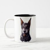 Doberman Mok Coffee Cup Doberman Pinscher Cup (Links)