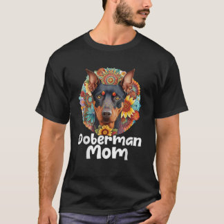 Doberman Mother's Day Hondenliefhebber Canine Pet  T-shirt