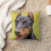 Doberman Pet Dog Jeter Oreiller Décor Maison (Couverture)