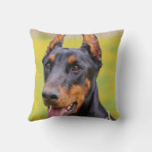 Doberman Pet Dog Jeter Oreiller Décor Maison (Verso)