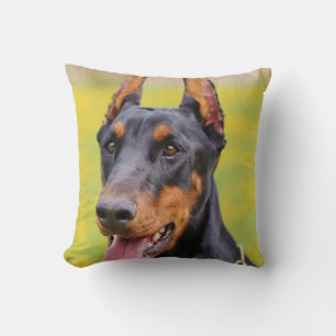 Doberman Pet Dog Jeter Oreiller Décor Maison