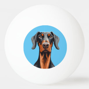 Doberman Pingpongballen