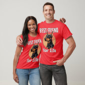Doberman Pinscher beste vriend T-shirt (Unisex)