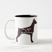 Doberman Pinscher BFF Mug (Gauche)