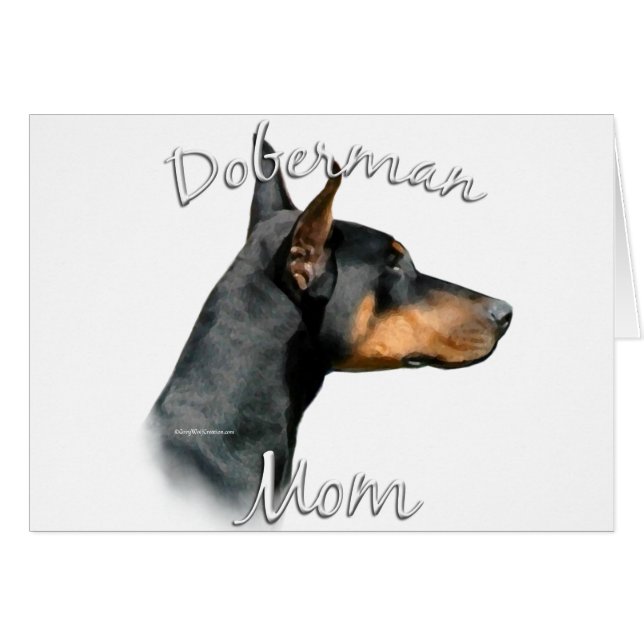 Doberman Pinscher (blk) Maman 2 (Devant horizontal)