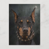 Doberman Pinscher Briefkaart (Voorkant)