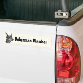 Doberman Pinscher Bumpersticker (Op Truck)
