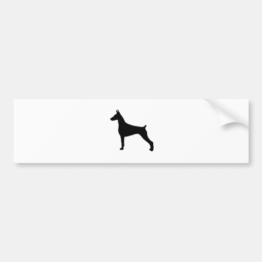 doberman pinscher bumpersticker (Voorkant)