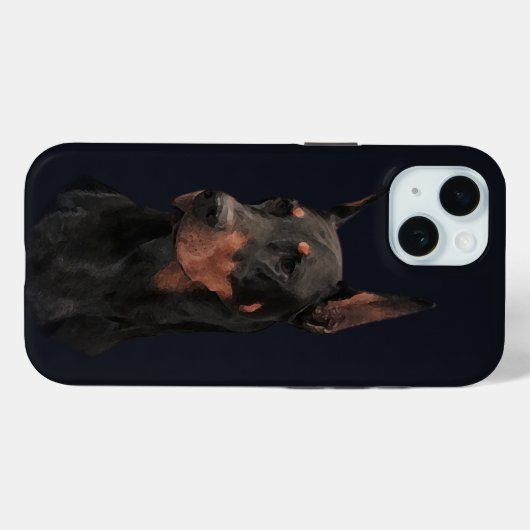 Doberman Pinscher Case-Mate iPhone Case (Achterkant (horizontaal))