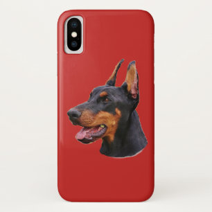 Doberman Pinscher iPhone X Hoesje