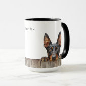 Doberman Pinscher Chien Mug (Devant droit)