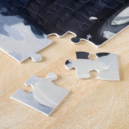 Doberman Pinscher Christmas Red Truck Holiday Legpuzzel (Zijkant)