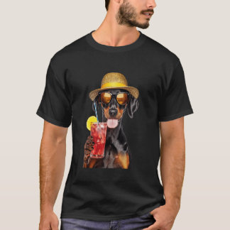 Doberman Pinscher Cocktail T-shirt
