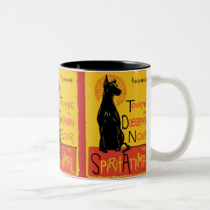 Doberman Pinscher Cute Dog Coffee Mok
