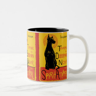 Doberman Pinscher Cute Dog Coffee Mok