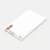 Doberman Pinscher Dad Post-it® Notes (Schuin)