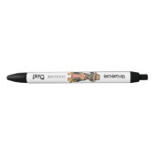 Doberman Pinscher Dad Zwarte Inkt Pen (Voorkant)