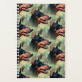 Doberman Pinscher dans les bois (Devant)