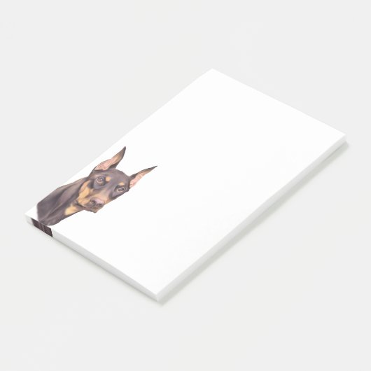 Doberman Pinscher Dog Post-it® Notes (Schuin)