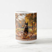 Doberman Pinscher Elegant Coffee Mok (Center)