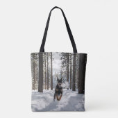 Doberman Pinscher Elegant Tote Bag (Achterkant)